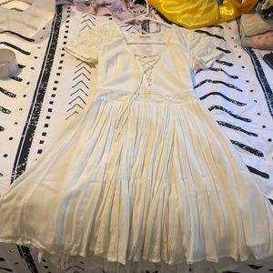 Hollister white dress